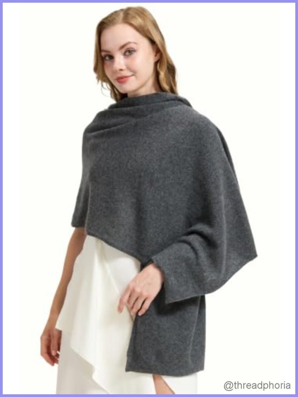 Luxury 100% Cashmere Wrap for Women, Lightweight Travel Shawl with Gift Box,